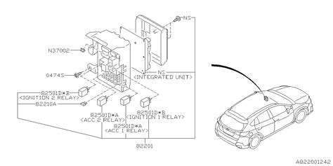 Subaru Crosstrek Fuse Box. Junction Block. Joint Box. A